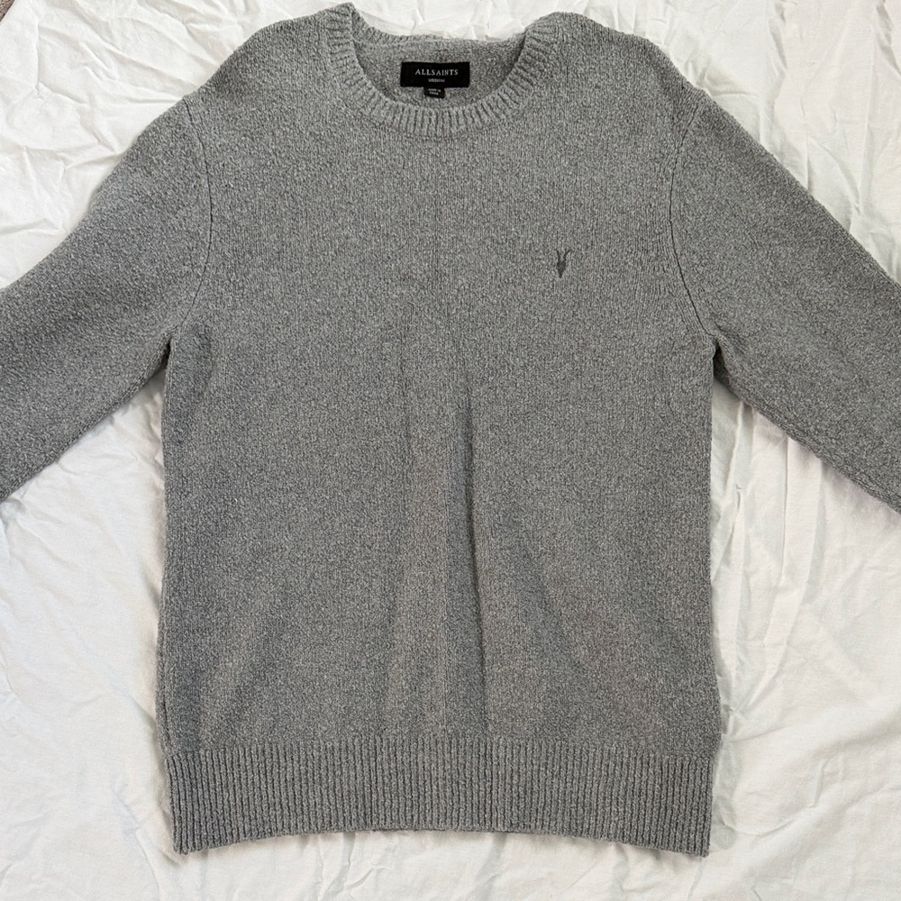 All Saints Gray Men's Sweater